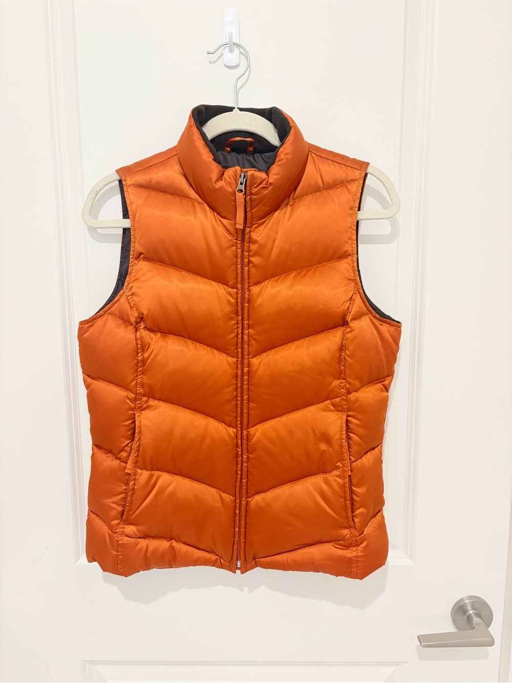 Eddie Bauer Bright Orange Down Puffer Jacket